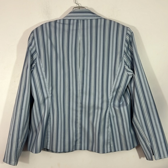 AK anne Klein open front, lined fitted jacket, 12P - Picture 3 of 4